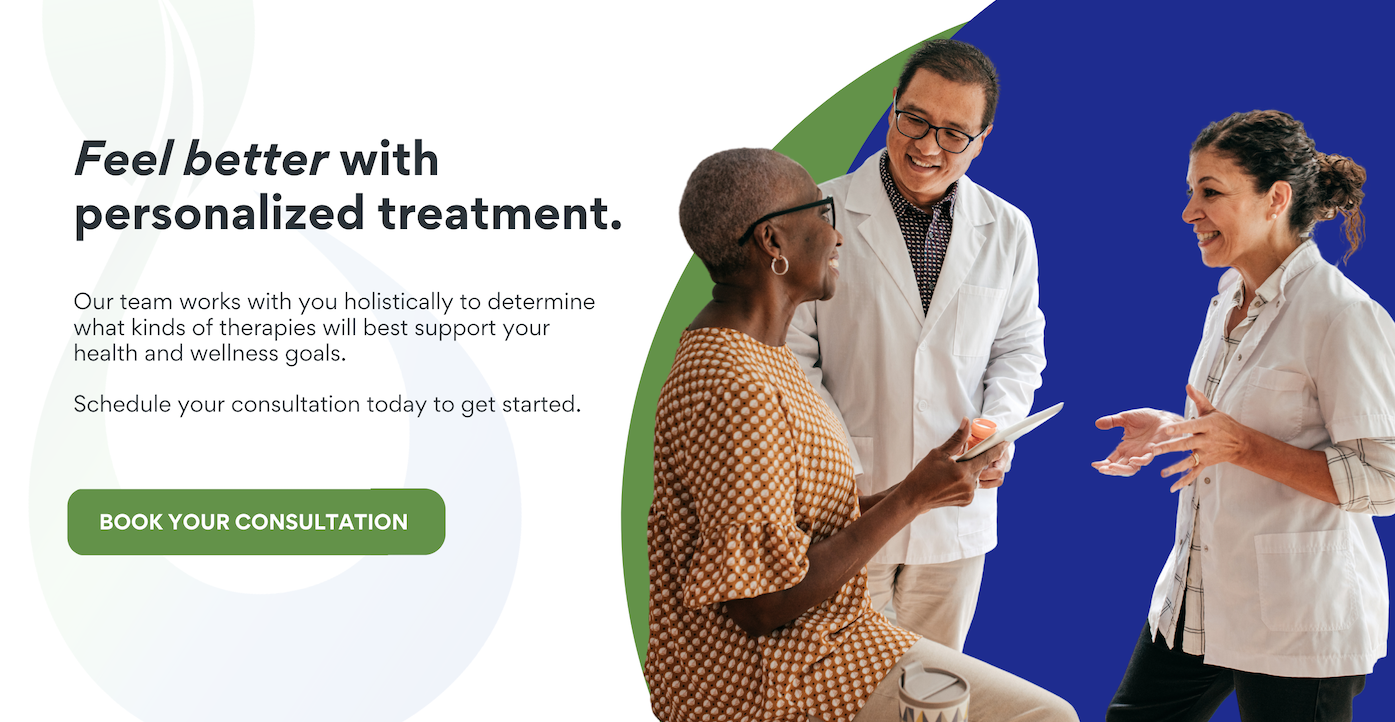 Feel better with personalized treatment conversion banner