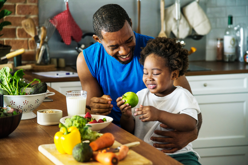 Family chooses fiber-rich foods and probiotic dairy to improve microbiome health